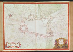 Plan et carte de Cambrai, de l